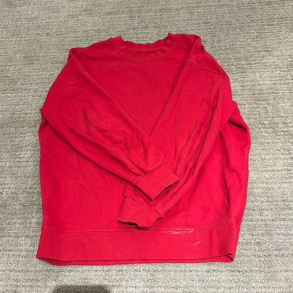 Red lululemon crewneck - Picture 1 of 2